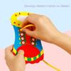 Jouets d'apprentissage pour enfiler les lacets Apprendre à nouer les lacets Jouet Enfants Tout-petits Motricité Fine Jouet Jouets Éducatifs Précoces