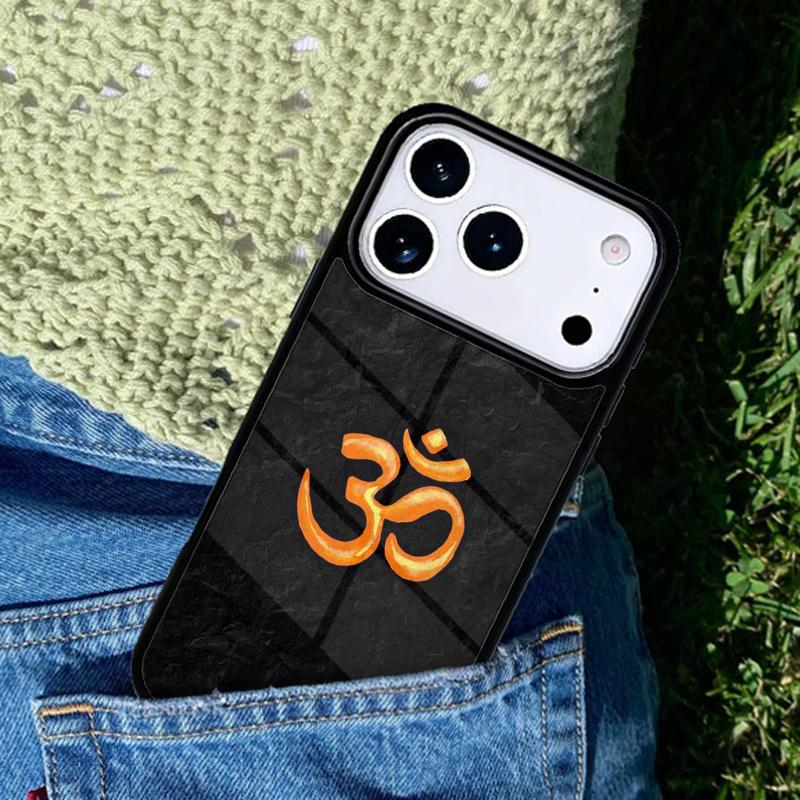 Om Symbol mobile phone case Compatible with IPhone 17 16 15 14 13 12 11Pro Max 17 Air cover iPhone 12