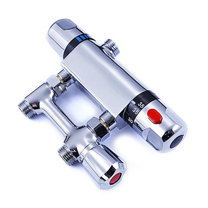 Koupelnová termostatická sprchová baterie pro ventil Nerezová ocel Voda Sprchová baterie Regulace teploty pro ventil pro S