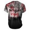Men's Halloween Graphic Print T-Shirt Loose Fit Short Sleeve Casual Tee