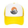 Sunrise Sun Mountain Pool Party Mesh Baseball Caps For Womens  Highend FeUnisex Beach Sunscreen Hats Hip Hop Trucker Cap