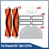 Για Dreame D9/ D9 Pro/ D9 Max/ L10 Pro/ Trouver LDS Vacuum-Mop Finder Ρομποτική Σκούπα Ανταλλακτικά Κύρια Πλαϊνή Βούρτσα Φίλτρο Hepa Σφουγγαρίστρα