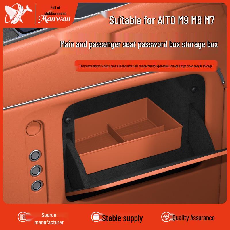 AITO M9/M8/M7 Driver & Passenger Center Console Storage Box - Car Interior Accessories