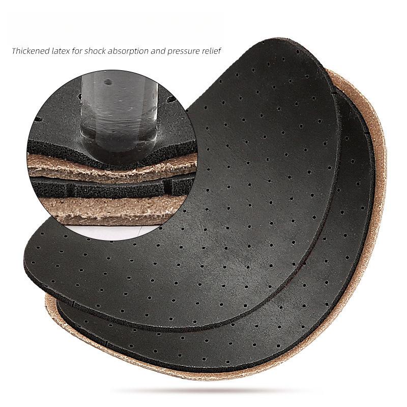 Latex Cow Leather Forefoot Pad High Heels Soft Anti-wear Forefoot Half Pad Anti-slip Code Adjustment Forefoot Half Size Pad