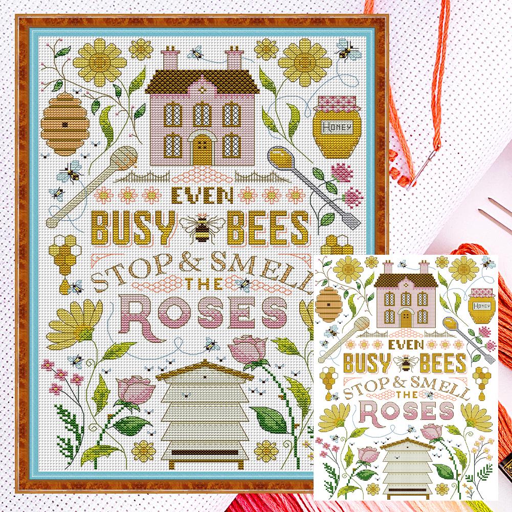 

Набір для вишивки хрестиком з еко-бавовною 14 CT. Часткова вишивка