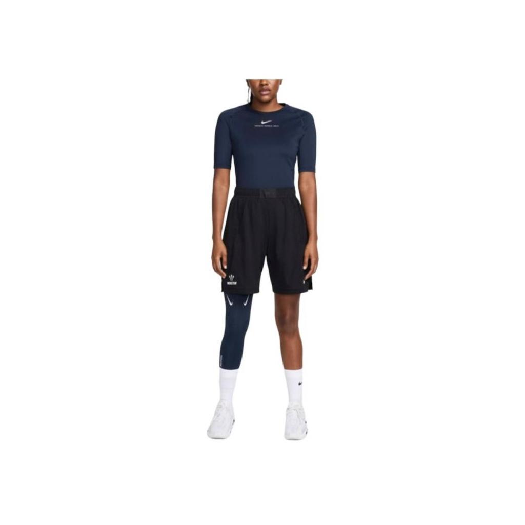 Nike X Nocta Kollaboration SS24 Unregelmäßiges Logo Lässige Fitness-Sporthose Herren Unterteile Marineblau DN0003-419