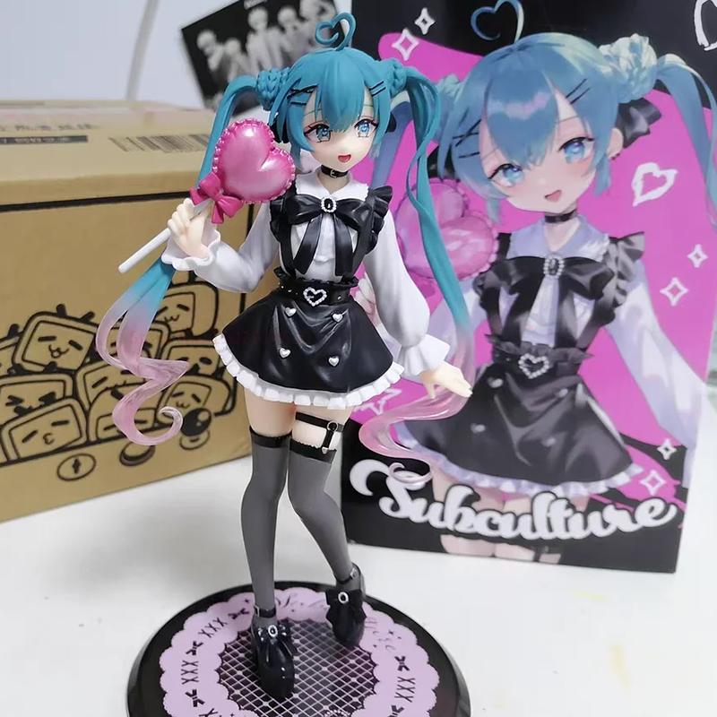 Hot Kawaii Girl Hatsune Miku Anime Figure Fashion Subclture Miku Action Figure Christmas Gift PVC Collection Model Doll Toys
