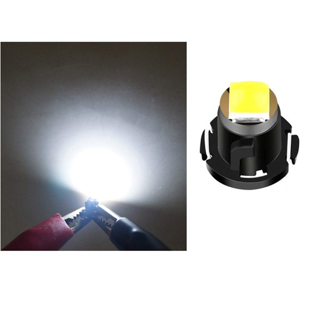 T4.2 Car LED Lights White 1210 LED Car Dashboard Cluster Gauge Bulb Light Pack of 10