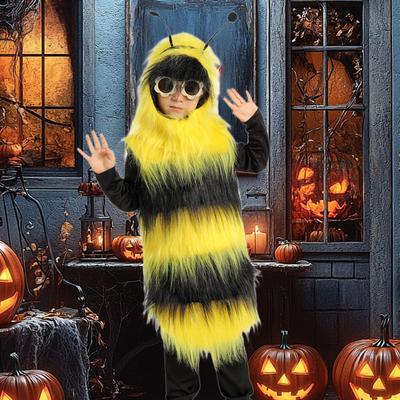 Kids Bumble Bee Costume Carnival Clothing Masquerade Children Outfit