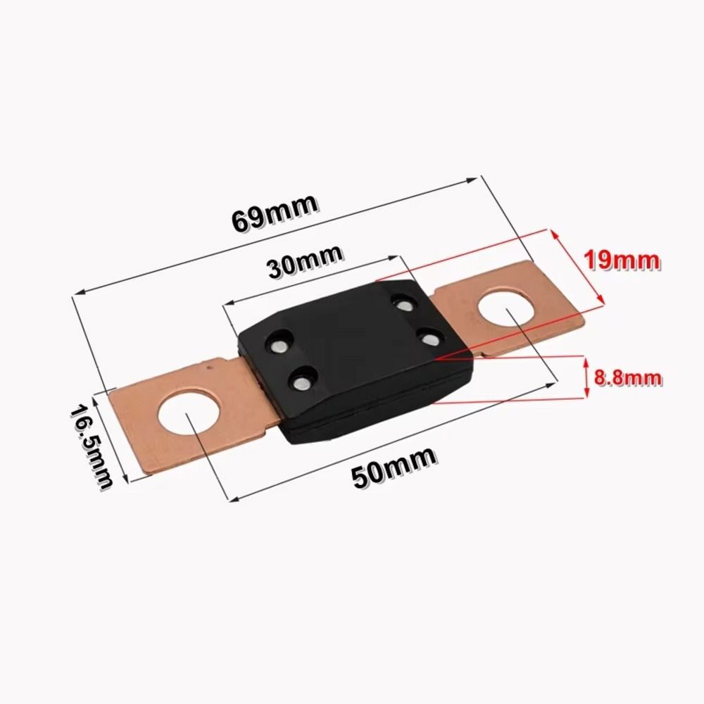 2Pcs 30A-500A ANL Car Fuse 32V Automotive Fuse Durable MEGA Fuse  for Car Audio Marine Boat
