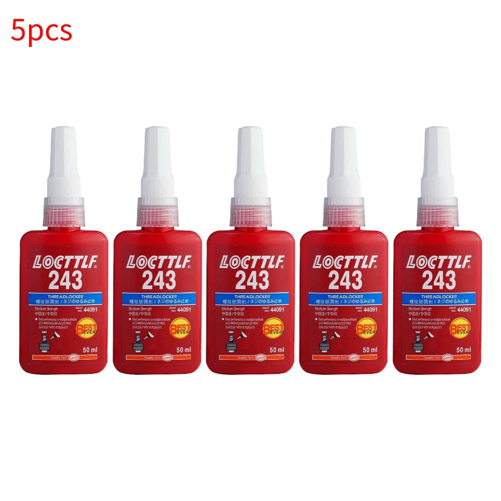 Thread Locking Glue 243 Screw Glue Tightening Screws Prevent Loosening Rusting Caulking Temperature Resistance Bearing Special