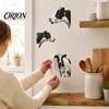 Waterproof PVC Wall Decor for Bathroom Realistic Milk Cow Stickers, Decal,3D Animal Door Decorative Murals Nursery Peel And Stick Art Home Bedroom