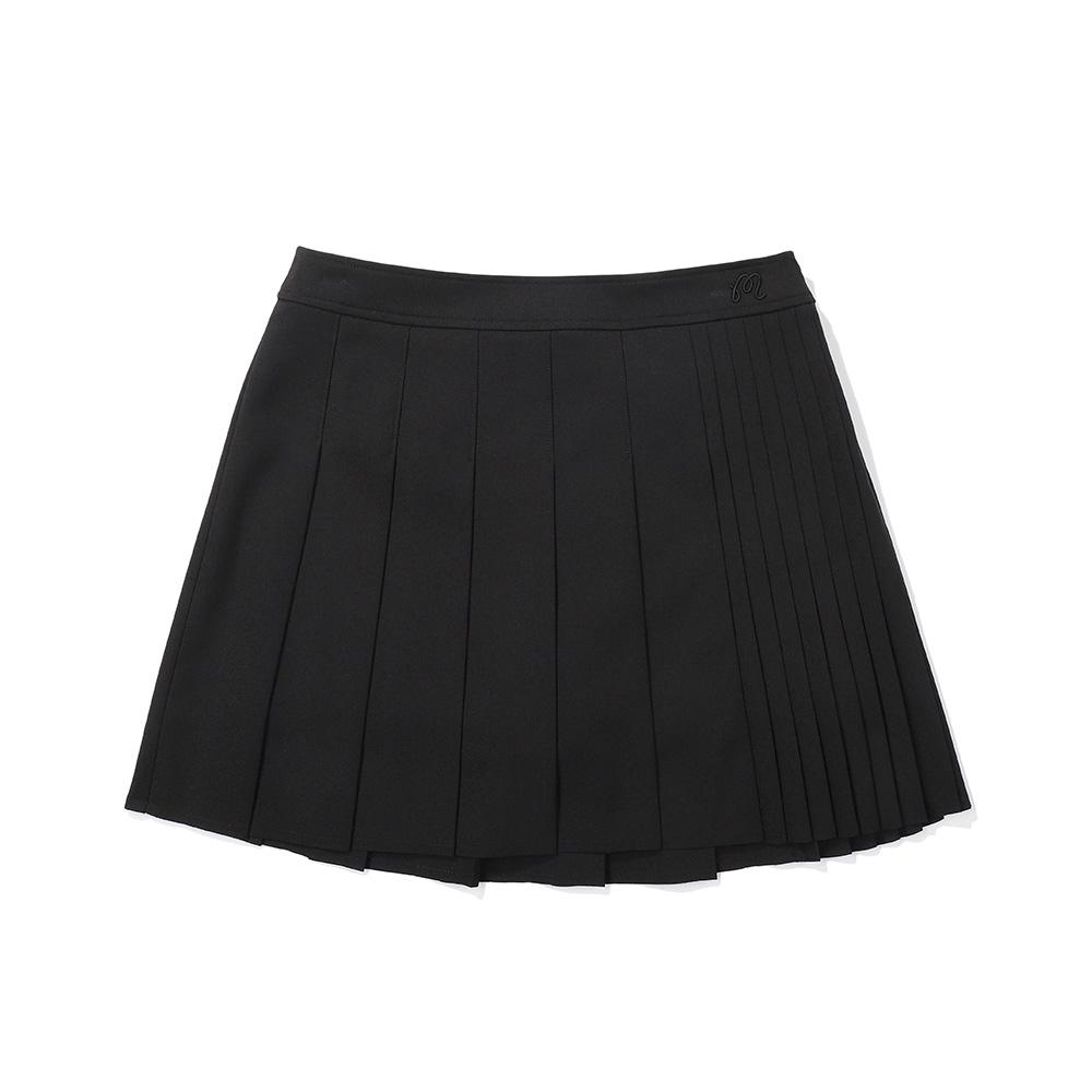 MALBON GOLF Pleated Mid-Length Skirt Black (Woman)