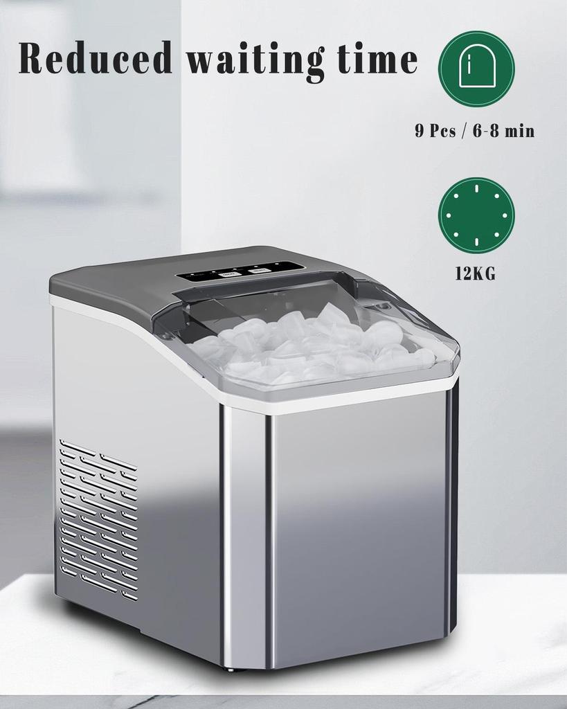 Compact Household Ice Maker for International Use