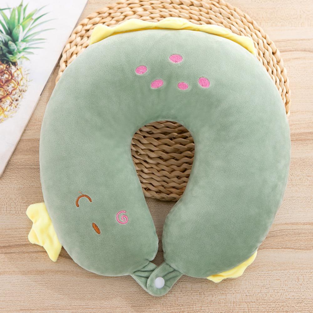Cestovní polštář, polštář na krk, opěrka brady a krku, roztomilý kreslený cestovní polštář na krk pro chlapce a dívky, cestovní doplňky do letadla, auta, polohovací