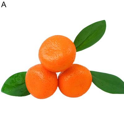 Unique Fake Orange Ornament Nice-looking Bright-colored Novelty