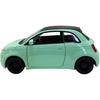 Масштаб Fiat 500e Kinsmart Литая модель Пастельно-зеленый 1/32 Автомобиль,