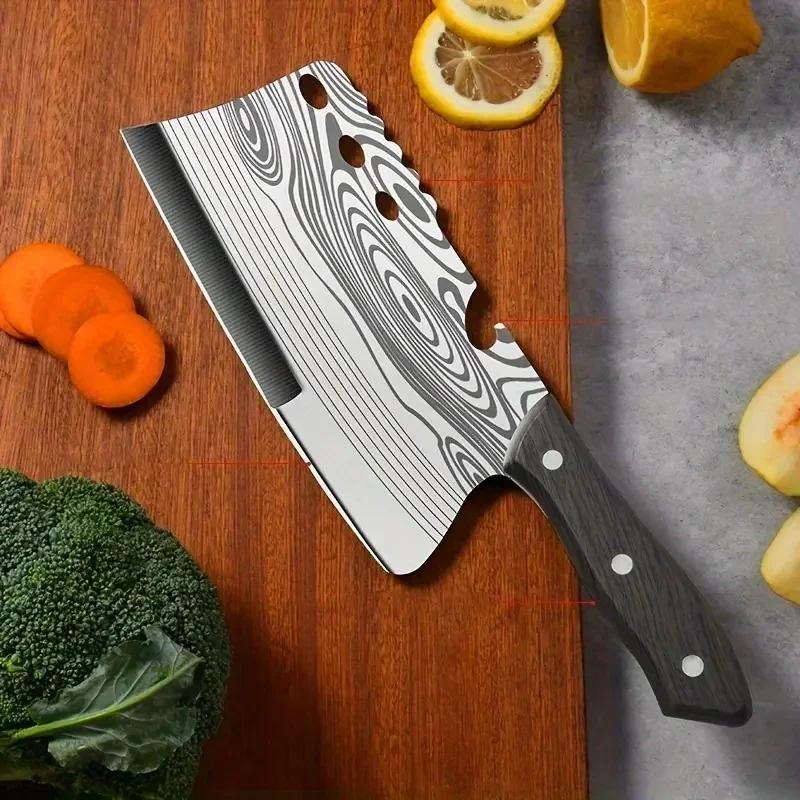 High Hardness Sharp Cutting Knife, Chopping Knife, Kitchen Tool, Chef's Special Dual-purpose Knife, Cutting Meat and Vegetables