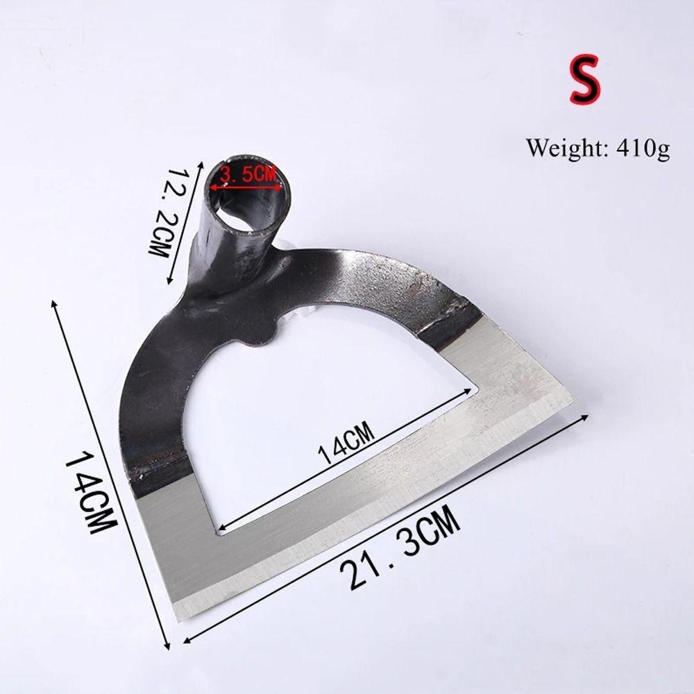 Weeding Rake Thickened Handheld Hollow Hoe Labor-saving Agricultural Weeding Hoe Steel Gardening Tool Outdoor Garden