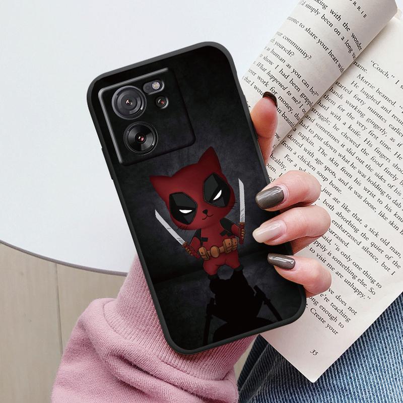 Cute Cat Case For Xiaomi 13T Pro Silicone Soft Back Cover Lovely Cartoon Painted Capa Shell For Xiaomi 13T Fundas 13tpro Coque