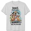 Dogs Make Me Happy Humans Make My Head Hurt Dog Lover T Shirt Funny Slogan Text
