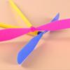 5/30pcs Plastic Bamboo Dragonfly Shape Hand Push Flying Propeller Outdoor Sports Toy Gift Rotating Flying Arrow Outdoor Games