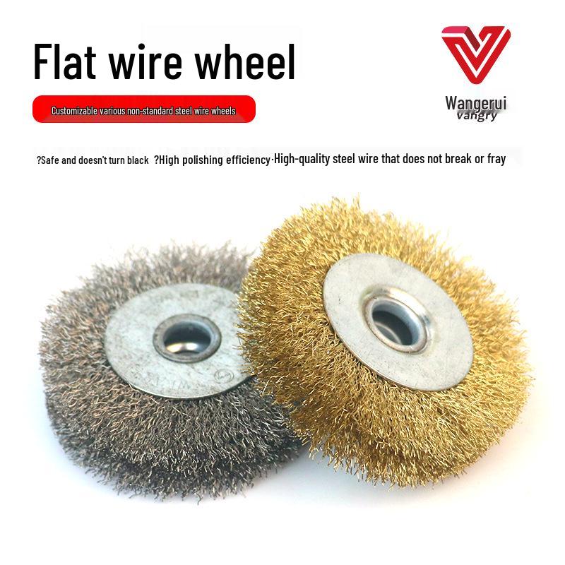 4-Inch Stainless Steel Wire Wheel for Angle Grinders - Rust Removal & Polishing