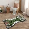 Retro Tiger Alien Shaped Floor Mat Non-Slip Soft Carpet for Living Room Bedroom Home Decor