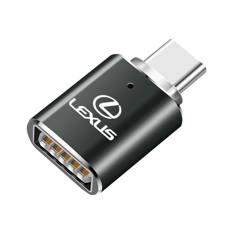 Type C OTG Male To USB Female Adapter Converter Connector For  Lexus F SPORT GX460 Ct200h IS250 ES 220D IS200 Fsport GS GX IS LS