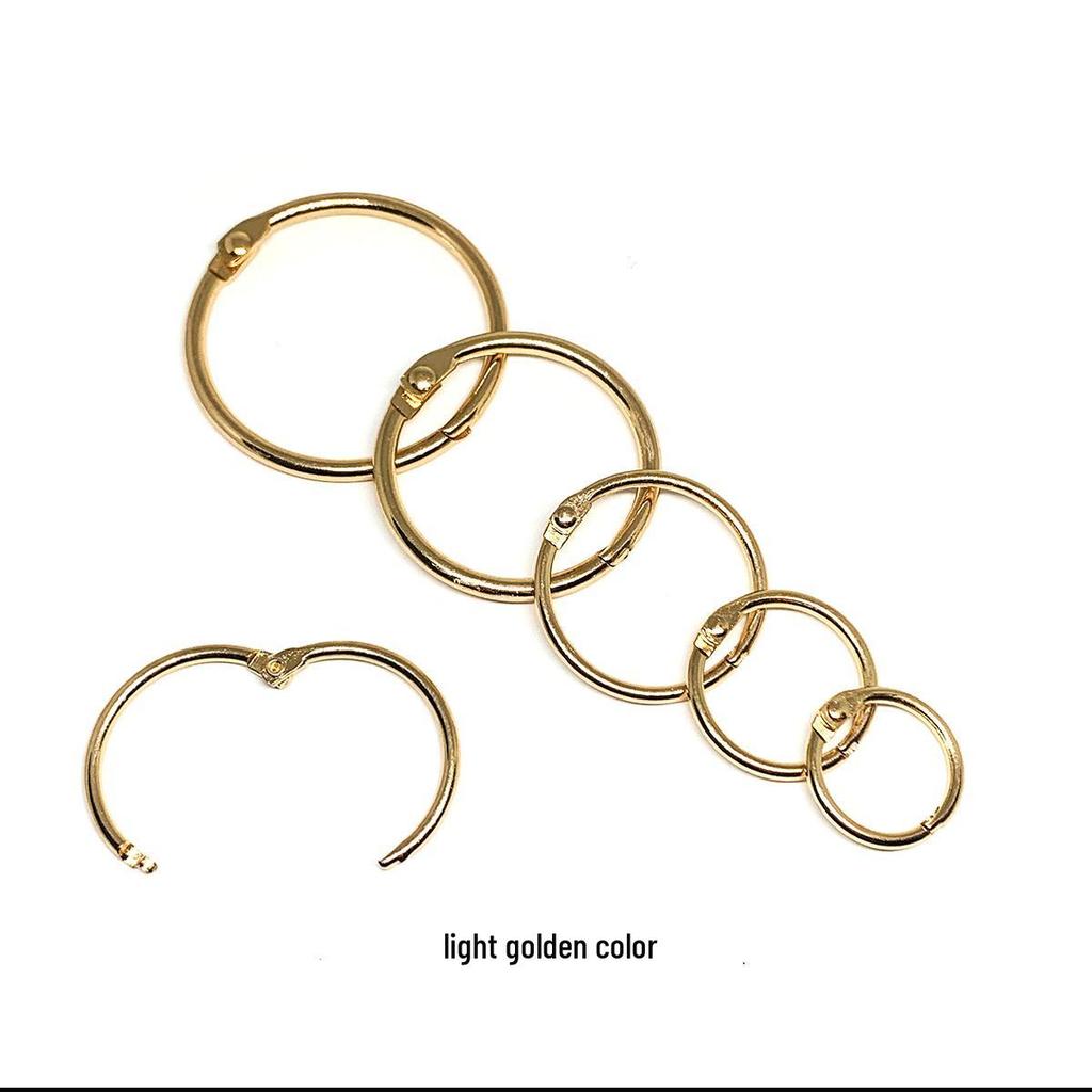 In-Stock Metal Loose-Leaf Binder Rings for Albums, Cards, and Calendars