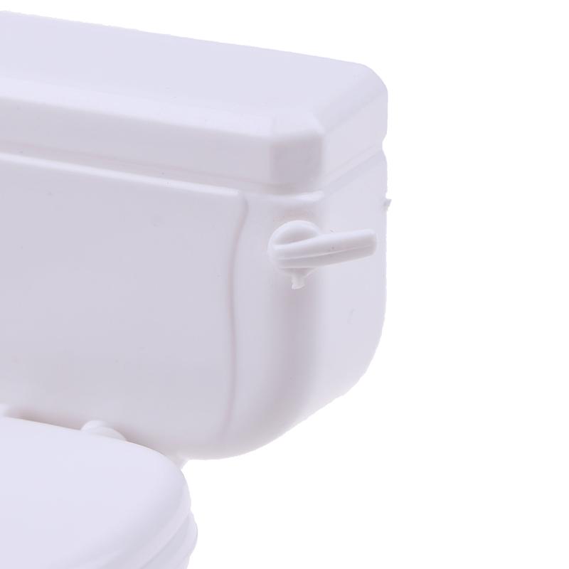 Dollhouse Furniture Vintage Bathroom Toilet Miniature Toys Dolls Accessories