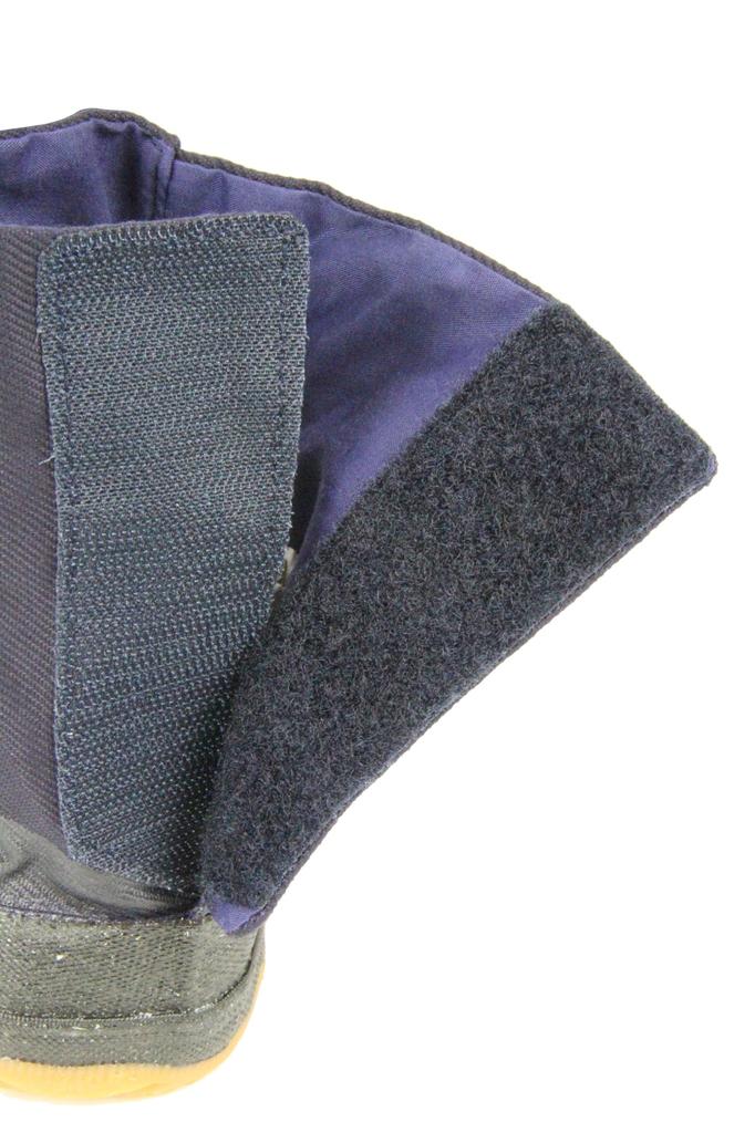 Arbeitsschuhe für runden Klettverschluss, hoch, ohne Zehen, cm [Nissin-Gummi], selbstwachsend, Zehenbereich, Verschluss, Kleber, Kappe, Herren, Marineblau, 23,5