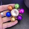 Colorful Six Bead Metal Fidget Spinner Fingertip Gyroscope Stress Relieving Anti Anxiety Adhd Children'S Toy Adult Ansiedad