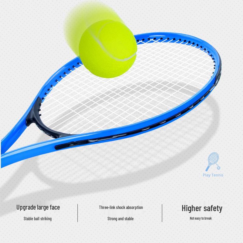 Tennis Training Rebounder Set with Single Racket for Beginners