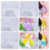 4Pcs/set Crystal Silicone Earrings Mold Set Crystal Epoxy Resin Casting Molds Irregular Ear Rings Mould for DIY Pendants
