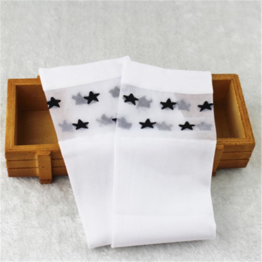 White school girls over the knee high long socks cartoon cat/star/heart/stripe design baby kids child student princess stockings
