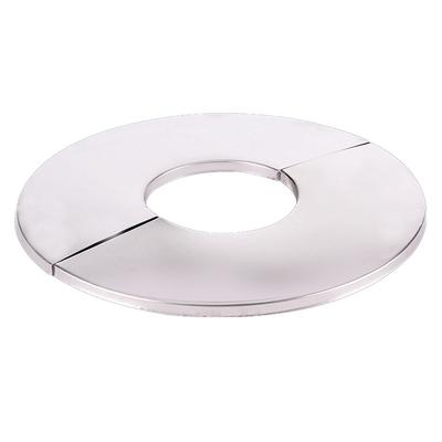 Wall Split Flange Stainless Steel Round Escutcheon Plate Water Pipe Wall Covers Fit for Kitchen Faucets Sinks Toilets