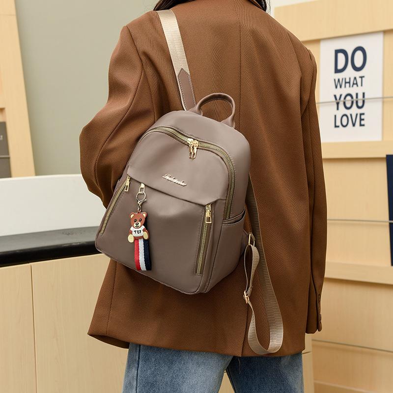 New simple women's backpack fashionable commuter versatile casual backpack large capacity niche student schoolbag