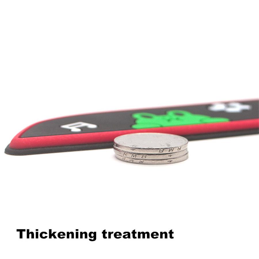 New 4 PCS Black Rubber Car Door Scuff Sill Cover Panel Step Protector DOOR SILL