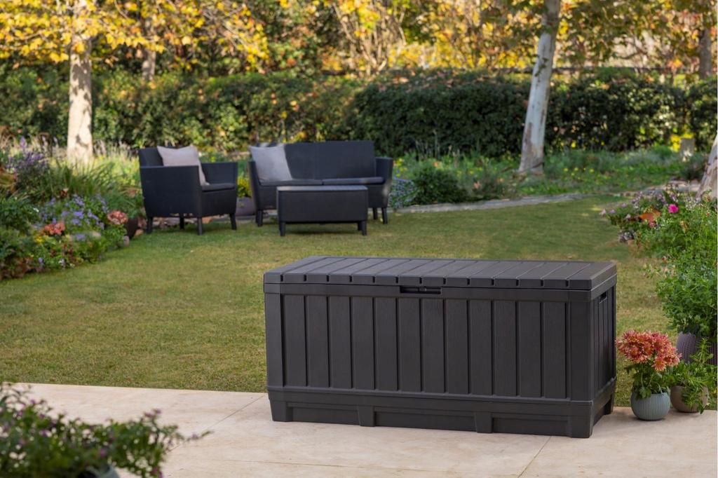 KETER Tuinbox Opbergbox Zitje 350L