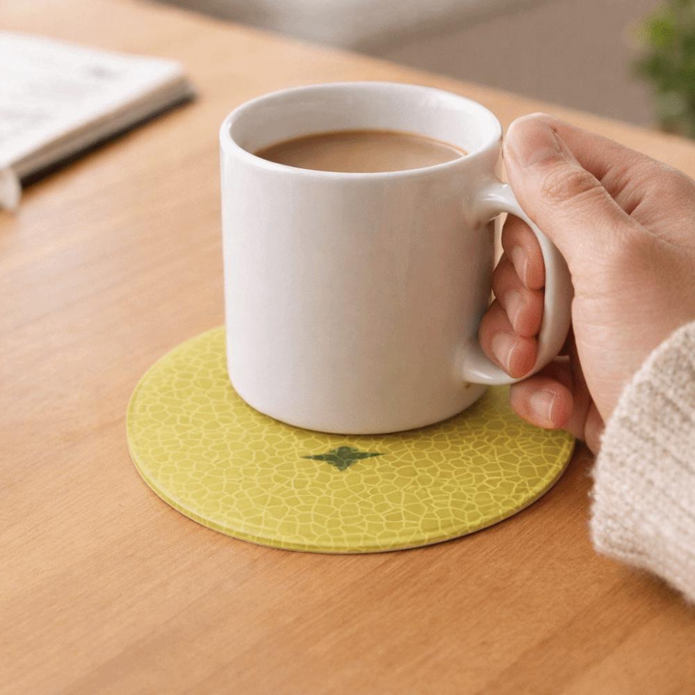 2PCS Simulated Fruit Fruit Coasters Cute Anti Scald Coaster Pot Holder Tabletop Decor