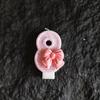 3D Birthday Candles with Pink Bow Decorations Numbers 0-9 Suitable for Birthdays Parties Festivals New Year's Celebrations