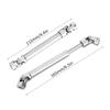 2pcs Stainless Steel Drive Shaft RC Accessory Fit for 1/10 RC Crawler (112?165mm)