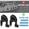 Boat Fender Clips, Pontoon Boat Fender Clips, Adjustable Pontoon Boat Square Rail Fender Clips/Clamps/Pontoon Bumper Hanger, 4 Pack