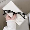 2PCS Anti-blue Lightweight Black Frames Eyeglasses Unisex Optical Eyeglasses Students Literary Glasses Durable