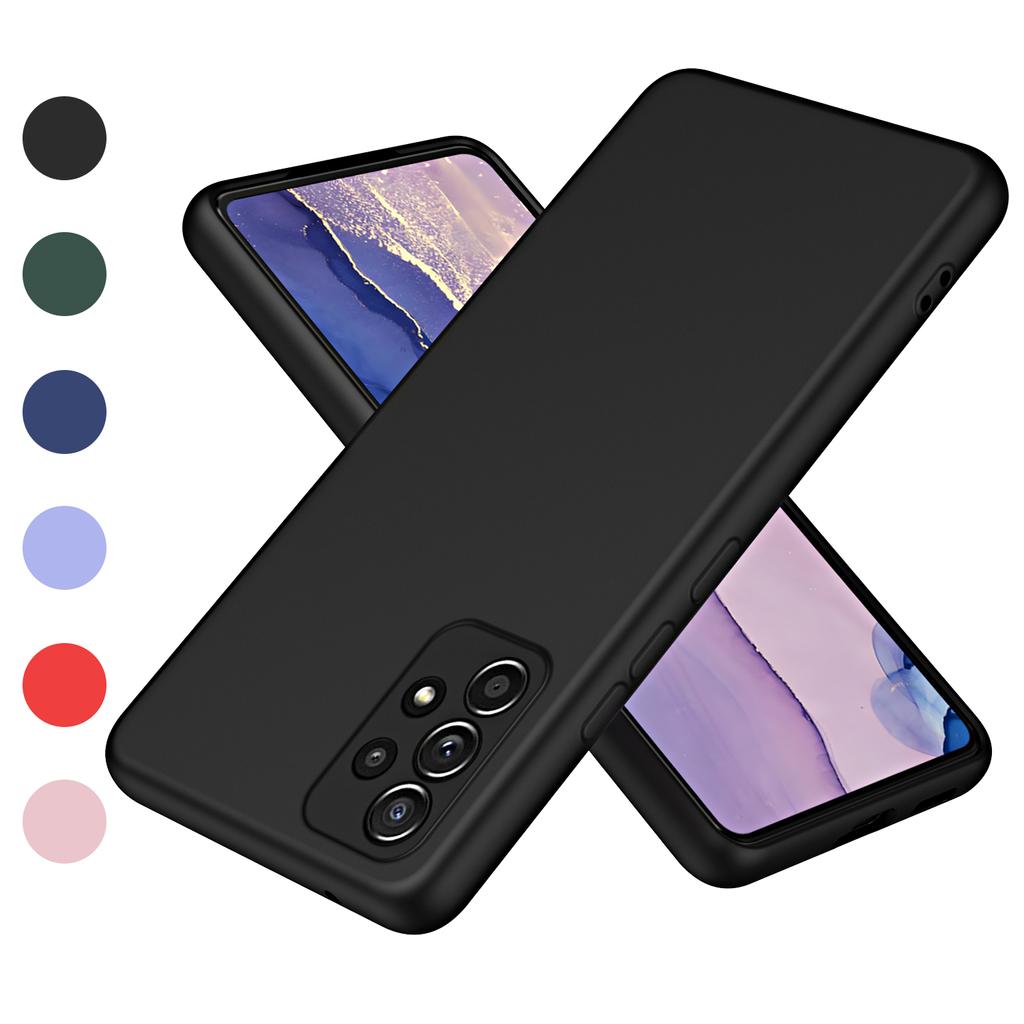 Luxury Liquid Silicone Case For Samsung Galaxy A52 A52S A72 A12 A22 A32 A42 4G 5G Fundas Shockproof Cute Phone Cover Cases