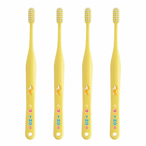 Oral Care Tuft 20 Toothbrush, Medium, 25-Pack, Yellow