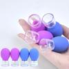 10Pcs Glass Cupping Set Facial Cupping Cups Glass Silicone Cups Vacuum Suction for Face Skin Back Arm Shoulder Muscle