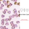 Paso Sico Heart Shaped Point Back Rhinestones Pink MO Loose Crystal Beads Garment Shoes Diy Nail Art Accessories