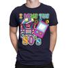 Love 80s Vibe Fancy Dress Party Costume Retro Vintage Unisexs Tshirts Top Ta169